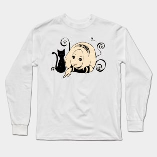 Gravity Rush - Kat New Year 2012 Logo No Text Long Sleeve T-Shirt